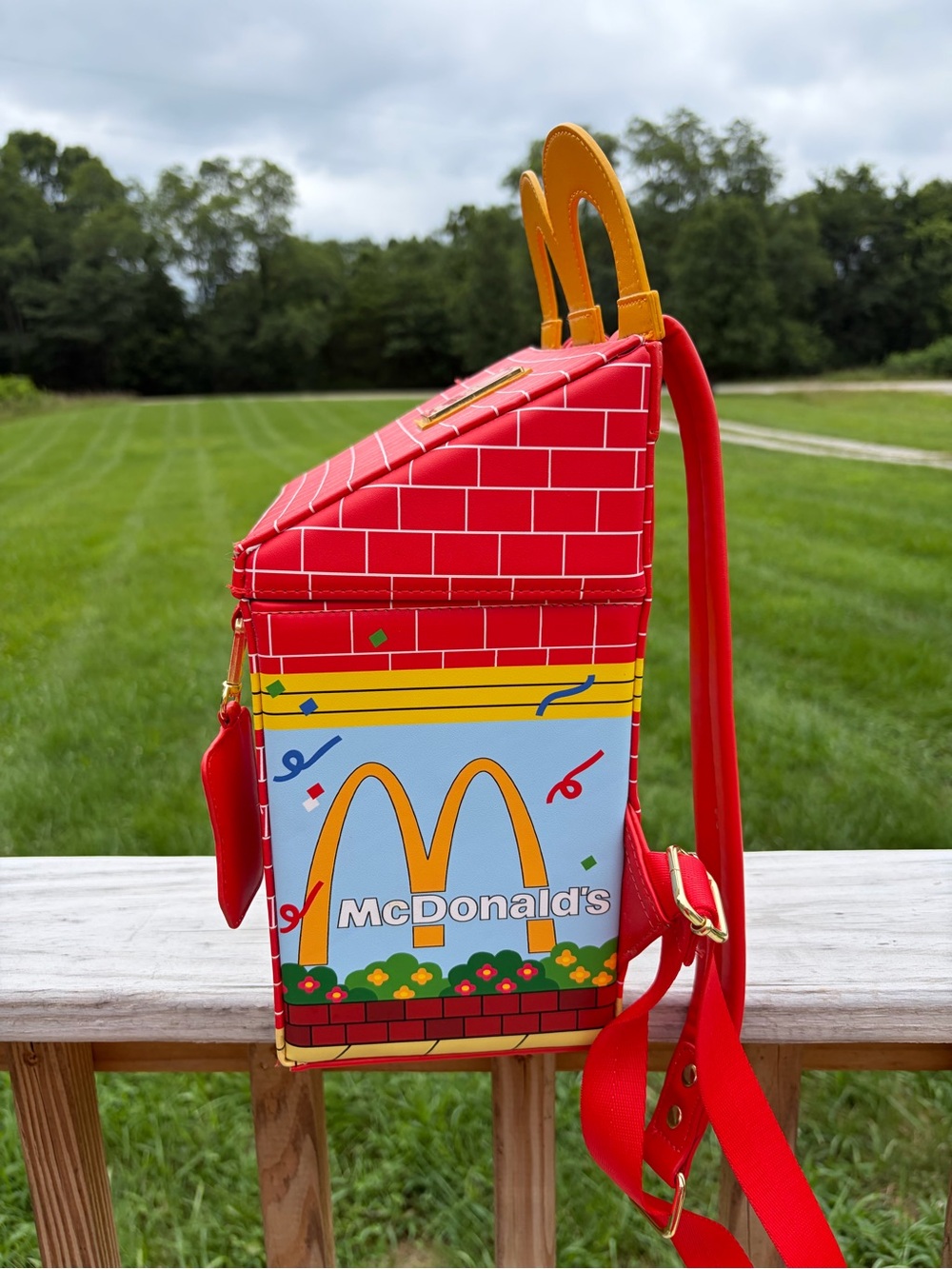 Loungefly McDonalds Happy Meal Mini Backpack Ronald Grimace Hamburglar Retro - Picture 8 of 16